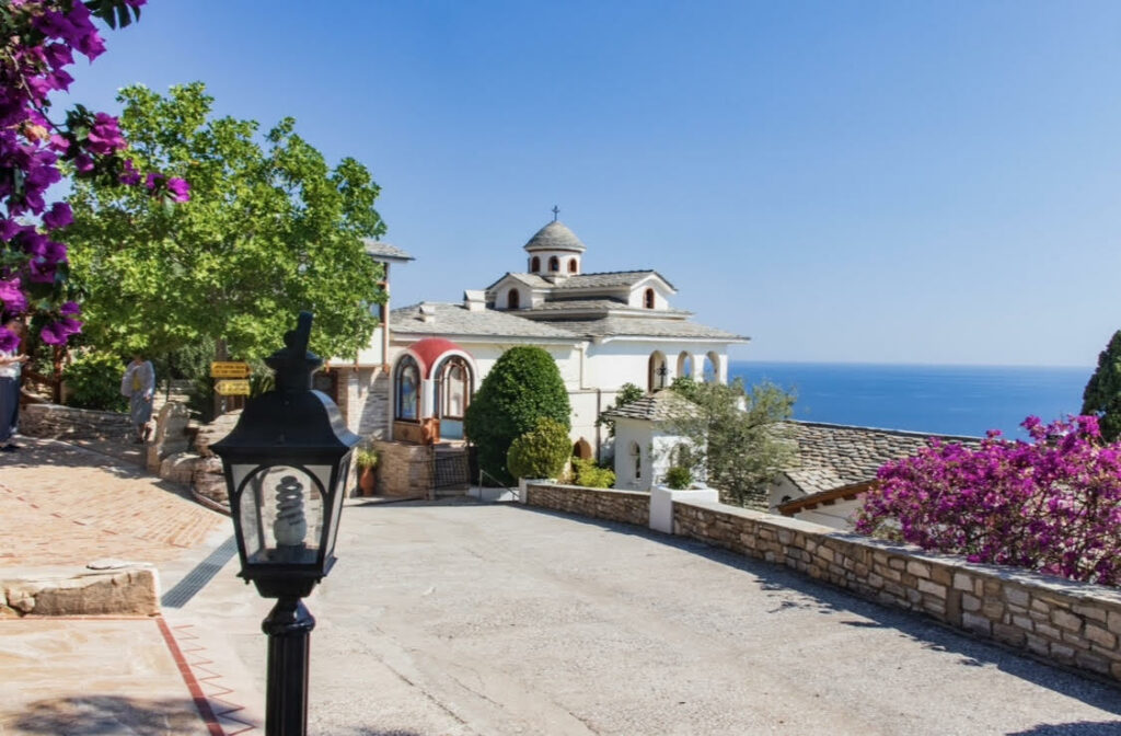 The Monastery of the Archangel Michael on the island of Thassos