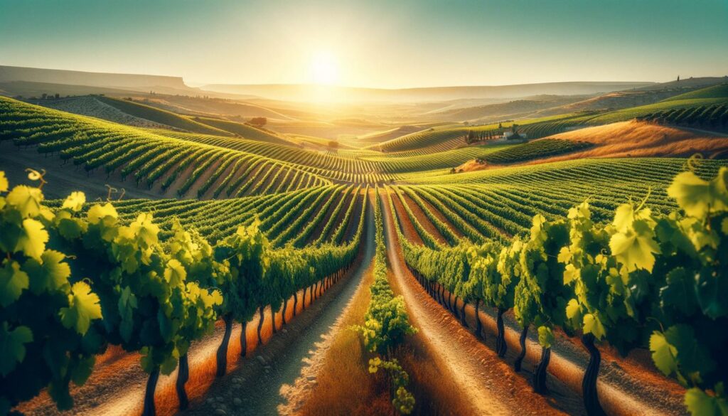 A vineyard in the Commandaria region of Cyprus