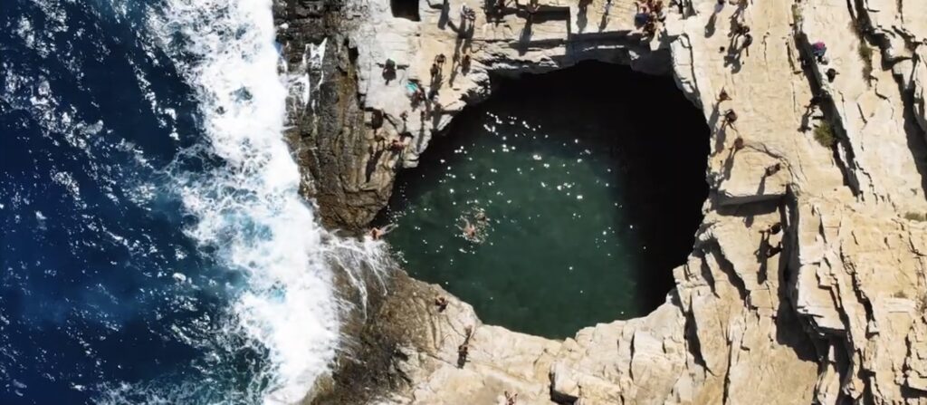 Giola, the Eye of Zeus – a rock pool on Thassos