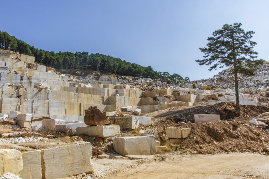 The Ipsario marble quarry