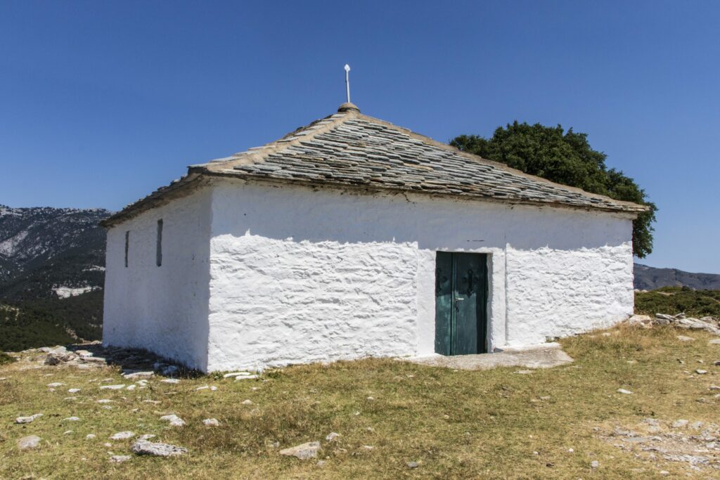 The mountain village of Kastro on Thassos