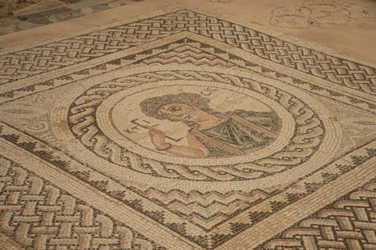A mosaic in ancient Kourion