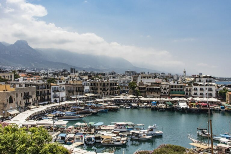 View of Kyrenia harbour, North Cyprus