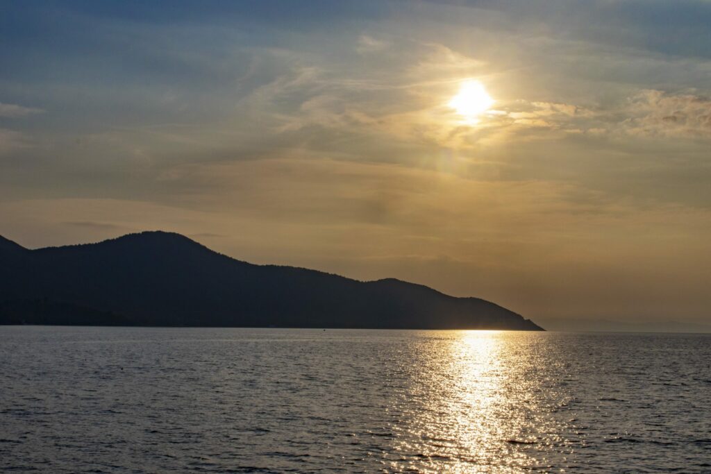 Sunset in Limenas, Thassos