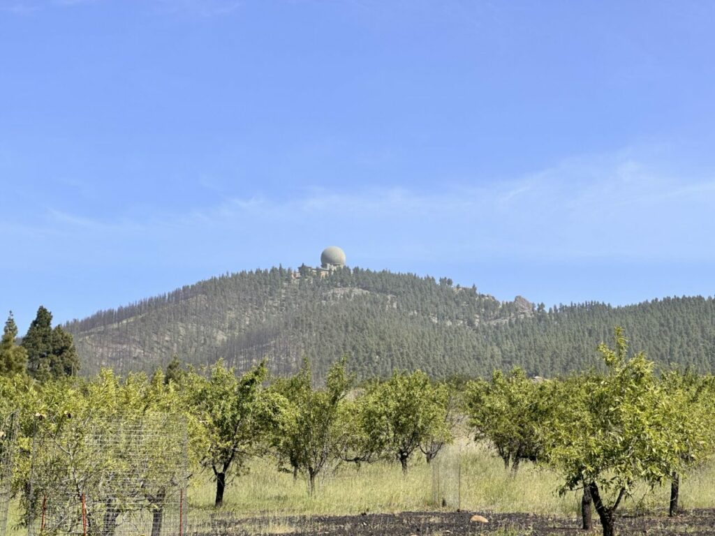 View from Llanos de la Pez to Pico de las Nieves