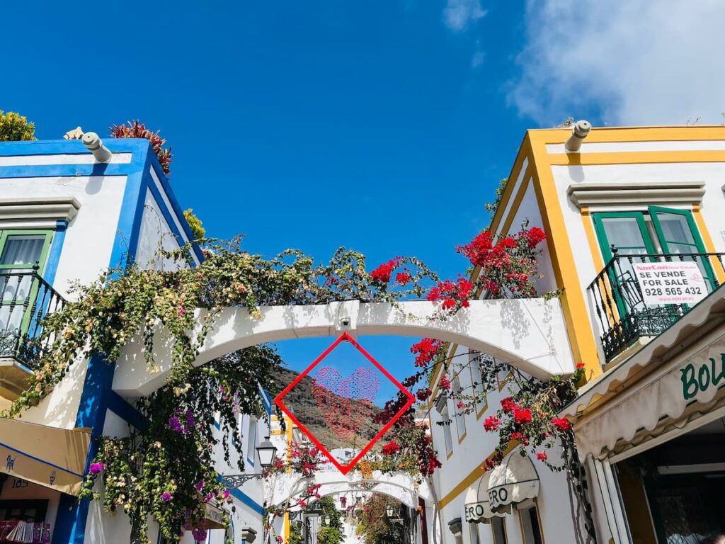 Typical architecture in Puerto de Mogán, Gran Canaria