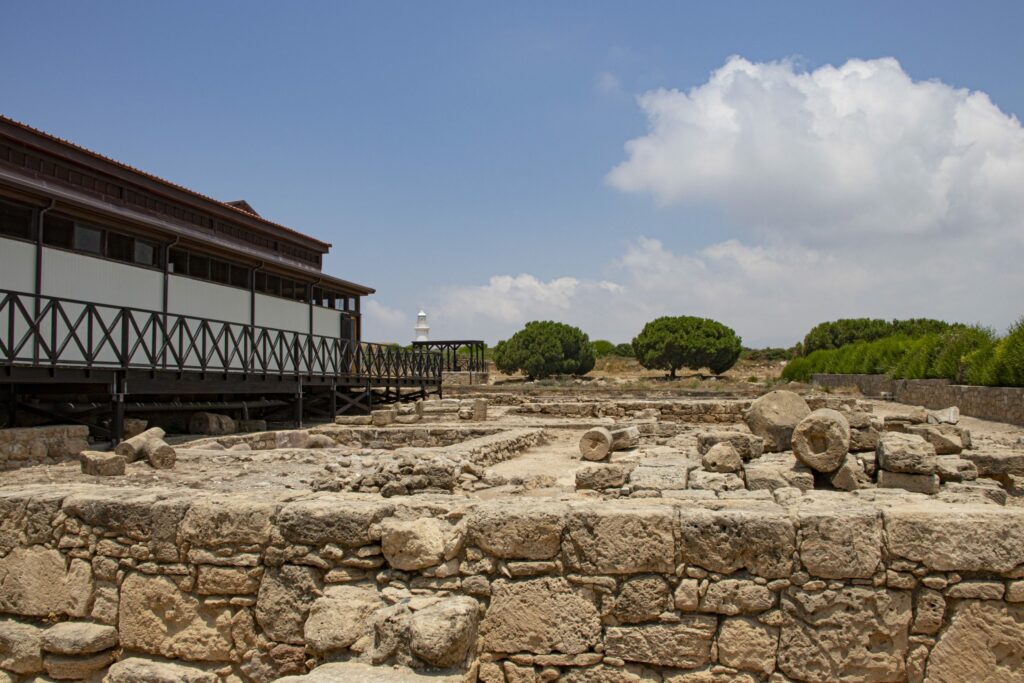 The archaeological park in Paphos, Cyprus