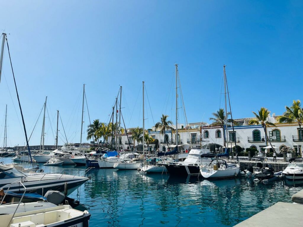 The harbour in Puerto de Mogán, Gran Canaria