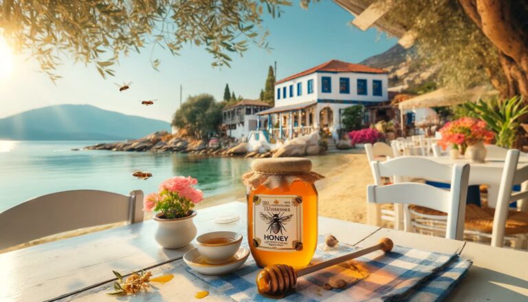 Illustration of Thassos cuisine