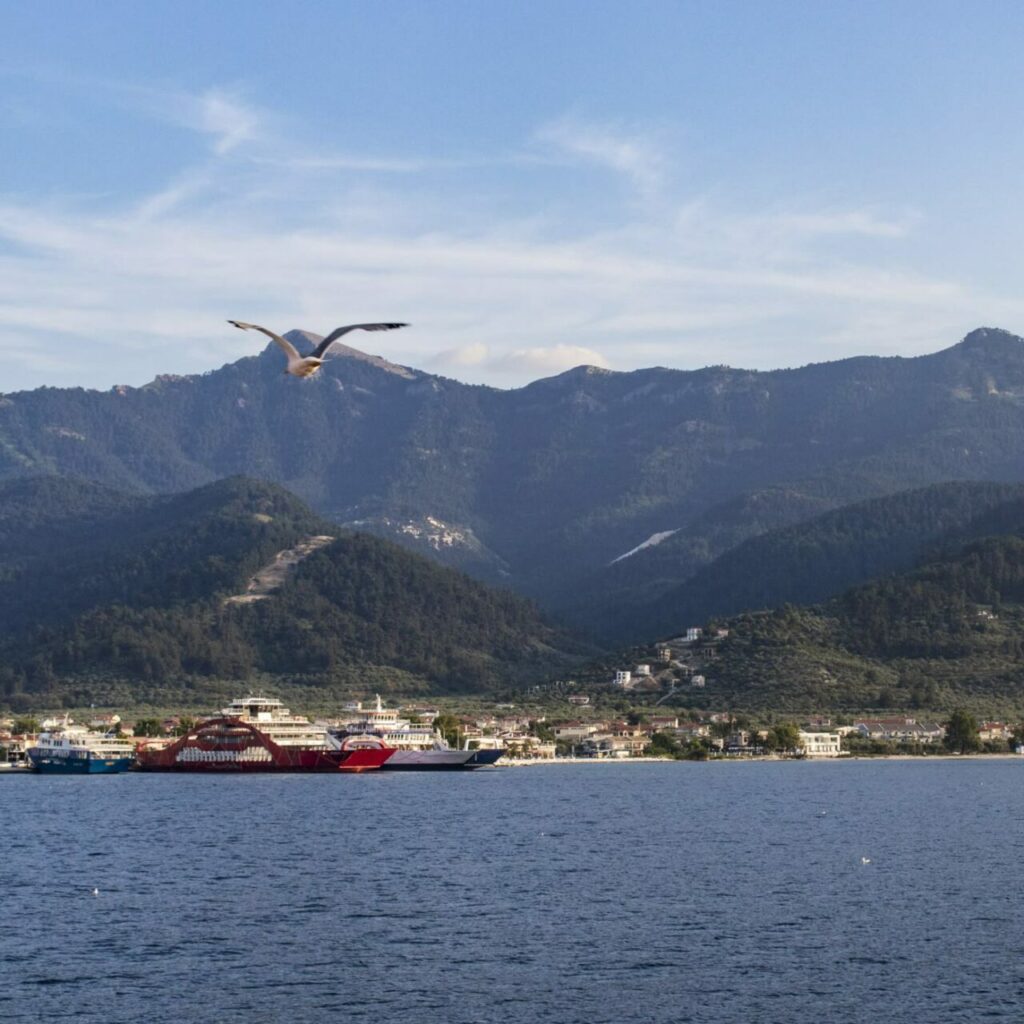 Thassos travel tips: arriving in Limenas by ferry