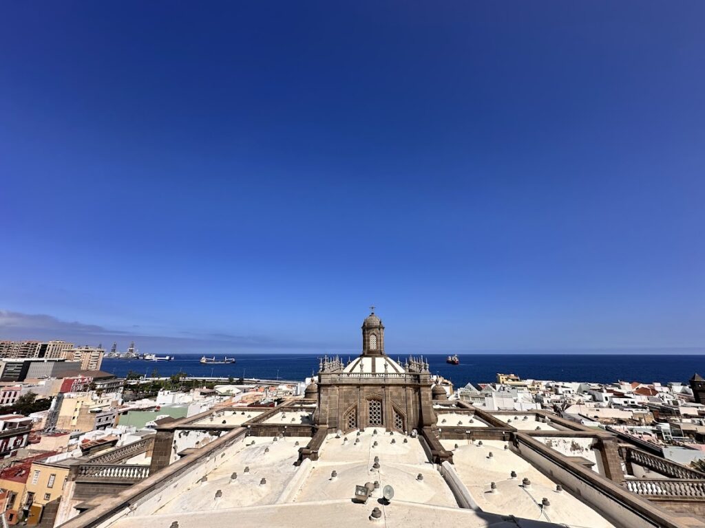 View from Santa Ana Cathedral over Las Palmas de Gran Canaria